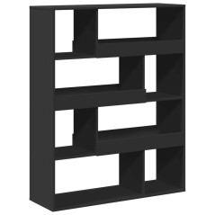 vidaXL Bücherregal Schwarz 100x33x125,5 cm Holzwerkstoff
