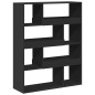 vidaXL Bücherregal Schwarz 100x33x125,5 cm Holzwerkstoff vidaXL Bücherregal Schwarz 100x33x125,5 cm Holzwerkstoff