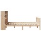vidaXL Massivholzbett mit Regal ohne Matratze 160x200 cm Kiefernholz vidaXL Massivholzbett mit Regal ohne Matratze 160x200 cm Kiefernholz