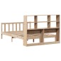 vidaXL Massivholzbett mit Regal ohne Matratze 160x200 cm Kiefernholz vidaXL Massivholzbett mit Regal ohne Matratze 160x200 cm Kiefernholz