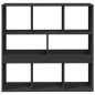 vidaXL Raumteiler Schwarz 100x33x94,5 cm Holzwerkstoff vidaXL Raumteiler Schwarz 100x33x94,5 cm Holzwerkstoff