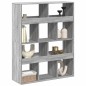 vidaXL Raumteiler Grau Sonoma 100x33x125,5 cm Holzwerkstoff vidaXL Raumteiler Grau Sonoma 100x33x125,5 cm Holzwerkstoff