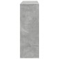 vidaXL Raumteiler Betongrau 100x33x94,5 cm Holzwerkstoff