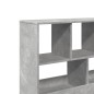 vidaXL Raumteiler Betongrau 100x33x94,5 cm Holzwerkstoff