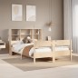 vidaXL Massivholzbett mit Regal ohne Matratze 160x200 cm Kiefer vidaXL Massivholzbett mit Regal ohne Matratze 160x200 cm Kiefer