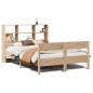 vidaXL Massivholzbett mit Regal ohne Matratze 160x200 cm Kiefer vidaXL Massivholzbett mit Regal ohne Matratze 160x200 cm Kiefer