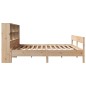 vidaXL Massivholzbett mit Regal ohne Matratze 135x190 cm Kiefer vidaXL Massivholzbett mit Regal ohne Matratze 135x190 cm Kiefer