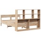 vidaXL Massivholzbett mit Regal ohne Matratze 135x190 cm Kiefer vidaXL Massivholzbett mit Regal ohne Matratze 135x190 cm Kiefer
