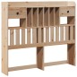vidaXL Massivholzbett mit Regal ohne Matratze 150x200 cm Kiefernholz vidaXL Massivholzbett mit Regal ohne Matratze 150x200 cm Kiefernholz