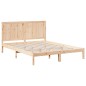 vidaXL Massivholzbett Extra Lang ohne Matratze 140x220 cm vidaXL Massivholzbett Extra Lang ohne Matratze 140x220 cm
