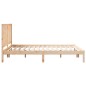 vidaXL Massivholzbett Extra Lang ohne Matratze 140x220 cm vidaXL Massivholzbett Extra Lang ohne Matratze 140x220 cm