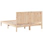 vidaXL Massivholzbett Extra Lang ohne Matratze 140x220 cm vidaXL Massivholzbett Extra Lang ohne Matratze 140x220 cm