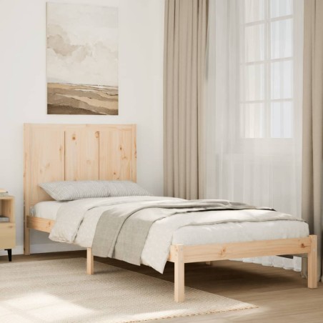 vidaXL Massivholzbett Extra Lang ohne Matratze 100x220 cm