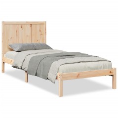 vidaXL Massivholzbett Extra Lang ohne Matratze 100x220 cm