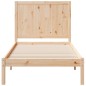 vidaXL Massivholzbett Extra Lang ohne Matratze 100x220 cm vidaXL Massivholzbett Extra Lang ohne Matratze 100x220 cm