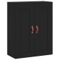 Highboard Schwarz 69,5x34x180 cm Holzwerkstoff Highboard Schwarz 69,5x34x180 cm Holzwerkstoff
