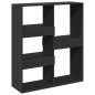 vidaXL Raumteiler Schwarz 100x33x115 cm Holzwerkstoff vidaXL Raumteiler Schwarz 100x33x115 cm Holzwerkstoff