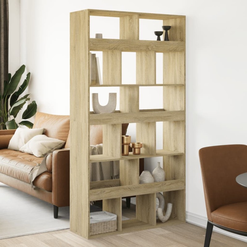 vidaXL Raumteiler Sonoma-Eiche 100x33x187,5 cm Holzwerkstoff vidaXL Raumteiler Sonoma-Eiche 100x33x187,5 cm Holzwerkstoff