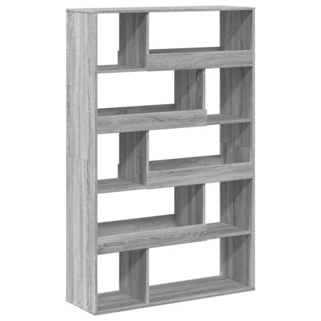 vidaXL Bücherregal Grau Sonoma 100x33x156,5 cm Holzwerkstoff