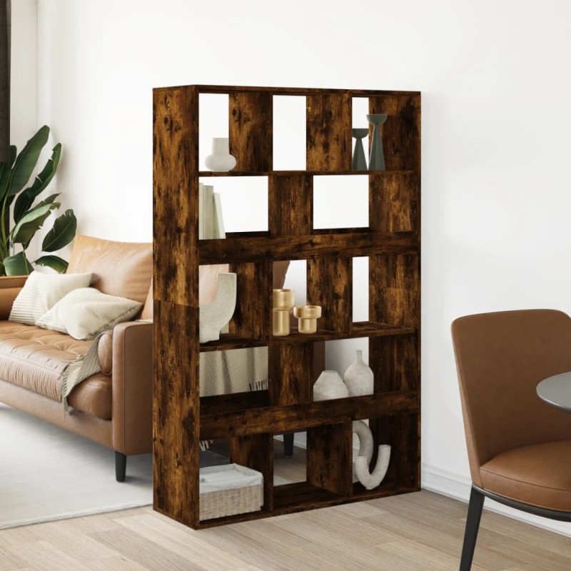 vidaXL Raumteiler Räuchereiche 100x33x156,5 cm Holzwerkstoff vidaXL Raumteiler Räuchereiche 100x33x156,5 cm Holzwerkstoff