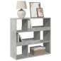 vidaXL Raumteiler Betongrau 100x33x94,5 cm Holzwerkstoff vidaXL Raumteiler Betongrau 100x33x94,5 cm Holzwerkstoff