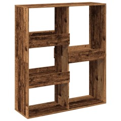 vidaXL Raumteiler Altholz-Optik 100x33x115 cm Holzwerkstoff