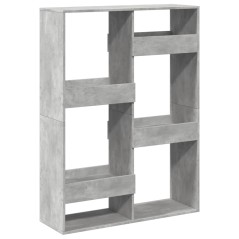 vidaXL Raumteiler Betongrau 100x33x135 cm Holzwerkstoff