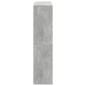 vidaXL Raumteiler Betongrau 100x33x135 cm Holzwerkstoff vidaXL Raumteiler Betongrau 100x33x135 cm Holzwerkstoff