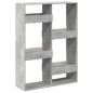 vidaXL Raumteiler Betongrau 100x33x135 cm Holzwerkstoff vidaXL Raumteiler Betongrau 100x33x135 cm Holzwerkstoff