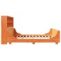 vidaXL Massivholzbett ohne Matratze Wachsbraun 180x200 cm Massivholz vidaXL Massivholzbett ohne Matratze Wachsbraun 180x200 cm Massivholz