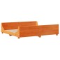vidaXL Massivholzbett ohne Matratze Wachsbraun 180x200 cm Massivholz vidaXL Massivholzbett ohne Matratze Wachsbraun 180x200 cm Massivholz