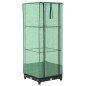vidaXL Hochbeet mit Gewächshaus-Aufsatz Rattan-Optik 40x40x123 cm vidaXL Hochbeet mit Gewächshaus-Aufsatz Rattan-Optik 40x40x123 cm