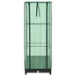 vidaXL Hochbeet mit Gewächshaus-Aufsatz Rattan-Optik 40x40x123 cm vidaXL Hochbeet mit Gewächshaus-Aufsatz Rattan-Optik 40x40x123 cm