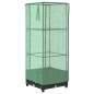 vidaXL Hochbeet mit Gewächshaus-Aufsatz Rattan-Optik 40x40x123 cm vidaXL Hochbeet mit Gewächshaus-Aufsatz Rattan-Optik 40x40x123 cm