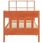vidaXL Massivholzbett ohne Matratze Wachsbraun 100x200 Kiefernholz vidaXL Massivholzbett ohne Matratze Wachsbraun 100x200 Kiefernholz