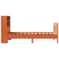 vidaXL Massivholzbett ohne Matratze Wachsbraun 100x200 Kiefernholz vidaXL Massivholzbett ohne Matratze Wachsbraun 100x200 Kiefernholz