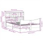 vidaXL Massivholzbett ohne Matratze Weiß 140x200 cm Kiefernholz vidaXL Massivholzbett ohne Matratze Weiß 140x200 cm Kiefernholz