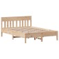 vidaXL Massivholzbett ohne Matratze 135x190 cm Kiefernholz vidaXL Massivholzbett ohne Matratze 135x190 cm Kiefernholz