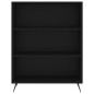 Highboard Schwarz 69,5x34x180 cm Holzwerkstoff Highboard Schwarz 69,5x34x180 cm Holzwerkstoff