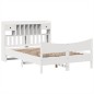 vidaXL Massivholzbett ohne Matratze Weiß 140x190 cm Kiefernholz vidaXL Massivholzbett ohne Matratze Weiß 140x190 cm Kiefernholz