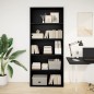vidaXL Bücherregal Schwarz 80x30x189 cm Holzwerkstoff vidaXL Bücherregal Schwarz 80x30x189 cm Holzwerkstoff