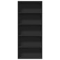 vidaXL Bücherregal Schwarz 80x30x189 cm Holzwerkstoff vidaXL Bücherregal Schwarz 80x30x189 cm Holzwerkstoff