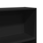 vidaXL Bücherregal Schwarz 80x30x189 cm Holzwerkstoff vidaXL Bücherregal Schwarz 80x30x189 cm Holzwerkstoff