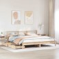 vidaXL Massivholzbett mit Regal ohne Matratze 180x200 cm Kiefernholz vidaXL Massivholzbett mit Regal ohne Matratze 180x200 cm Kiefernholz