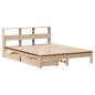 vidaXL Massivholzbett mit Regal ohne Matratze 140x190 cm Kiefernholz vidaXL Massivholzbett mit Regal ohne Matratze 140x190 cm Kiefernholz