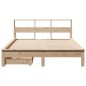 vidaXL Massivholzbett mit Regal ohne Matratze 140x190 cm Kiefernholz vidaXL Massivholzbett mit Regal ohne Matratze 140x190 cm Kiefernholz