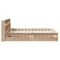 vidaXL Massivholzbett mit Regal ohne Matratze 140x190 cm Kiefernholz vidaXL Massivholzbett mit Regal ohne Matratze 140x190 cm Kiefernholz