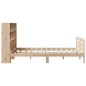 vidaXL Massivholzbett ohne Matratze 135x190 cm Kiefernholz vidaXL Massivholzbett ohne Matratze 135x190 cm Kiefernholz