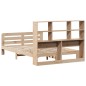 vidaXL Massivholzbett ohne Matratze 135x190 cm Kiefernholz vidaXL Massivholzbett ohne Matratze 135x190 cm Kiefernholz