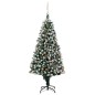 Künstlicher Weihnachtsbaum mit LEDs & Kugeln & Zapfen 240 cm Künstlicher Weihnachtsbaum mit LEDs & Kugeln & Zapfen 240 cm